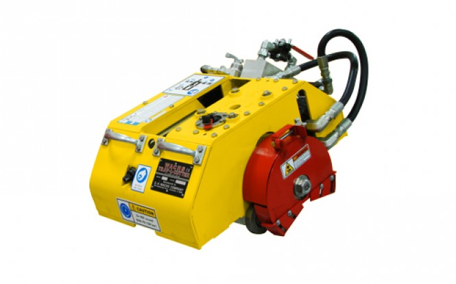 برش ، پخ زنی و تراش کاری زنجیری لوله با درایو هیدرولیکی مدل Trav-L-Cutter Model HE Hydraulic Kit ساخت وش آمریکا