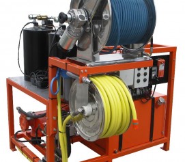 واترجت دیزلی 2000 بار فشار قوی جهت شستشو و رسوب زدایی صنعتی مدل CDT-50 ساخت دن جت دانمارک