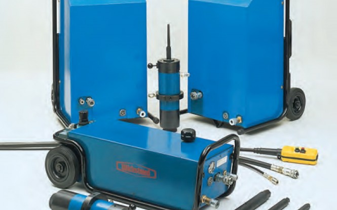 تیوب پولر تمام اتوماتیک هیدرولیکی پنوماتیکی (بادی) پرتابل با ظرفیت 30 تن مدل HETP-30 ساخت ویکستید انگلستان