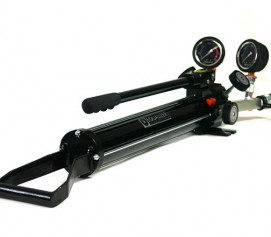 پمپ دستی هیدرولیکی دو پورت تک سرعته مدل HP-1000 D ساخت اکولایزر انگلستان