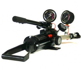 پمپ دستی هیدرولیکی دو پورت تک سرعته مدل HP-350 D ساخت اکولایزر انگلستان